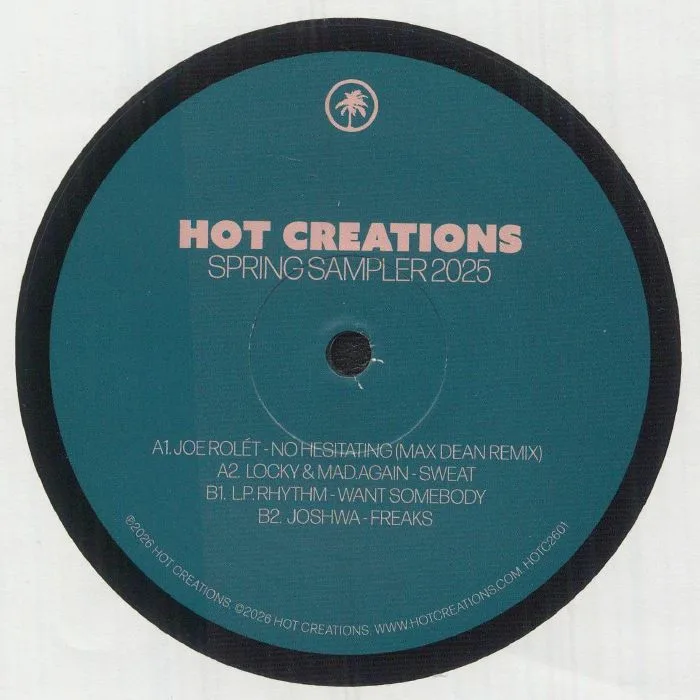 Back cover — Joe ROLET / LOCKY / MAD AGAIN / LP RHYTHM / JOSHWA — Hot Creations Spring Sampler 2026