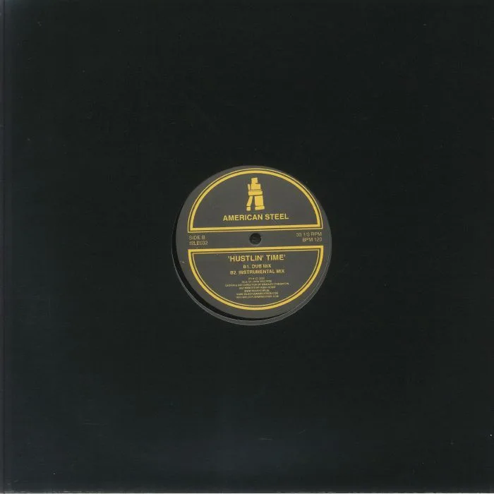 Back cover — AMERICAN STEEL — Hustlin' Time
