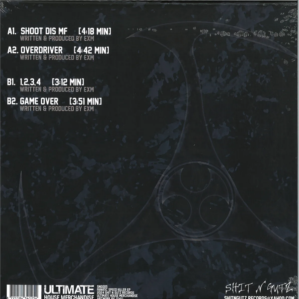 Back cover — Fanatic Speed Killer — EP