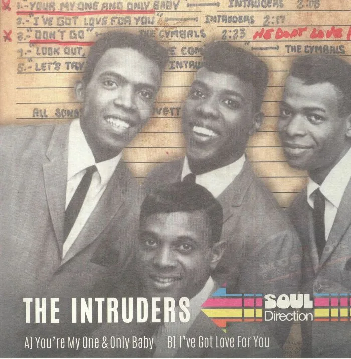Лицевая сторона обложки — The INTRUDERS — You're My One & Only Baby