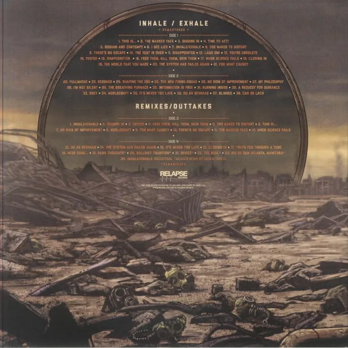 Back cover — NASUM — Inhaled / Exhaled / Revived