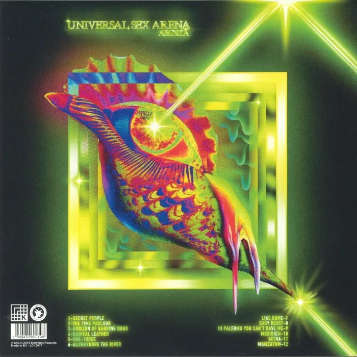 Back cover — UNIVERSAL SEX ARENA — Abdita