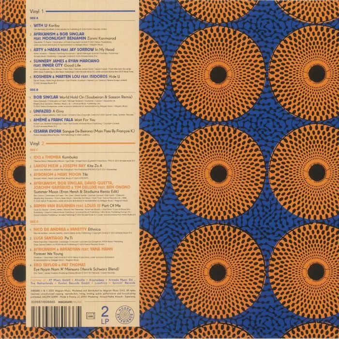 Обратная сторона обложки — Various — Afro House Experience LP 2x12"