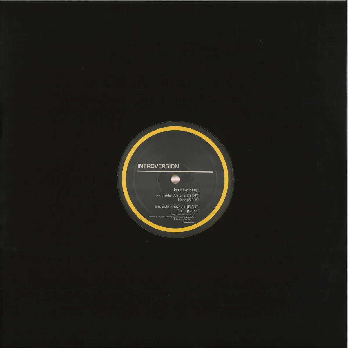 Back cover — Introversion — Frostwire EP