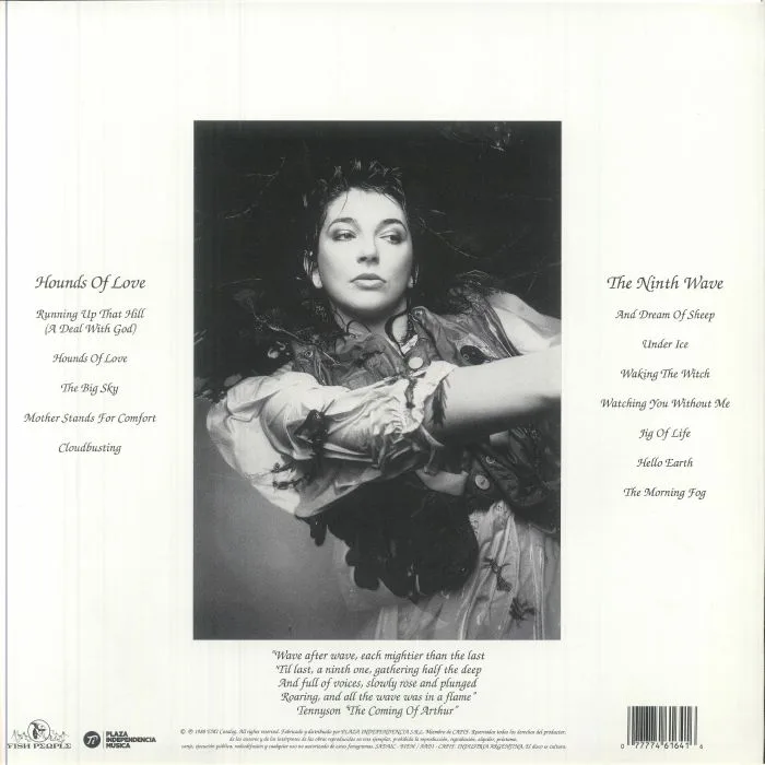 Обратная сторона обложки — Kate BUSH — Hounds Of Love (reissue)