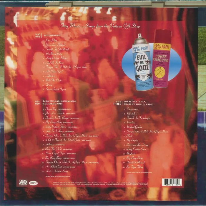 Back cover — STONE TEMPLE PILOTS — Tiny Music: Songs From The Vatican Gift Shop (25th Anniversary Super Deluxe Edition)