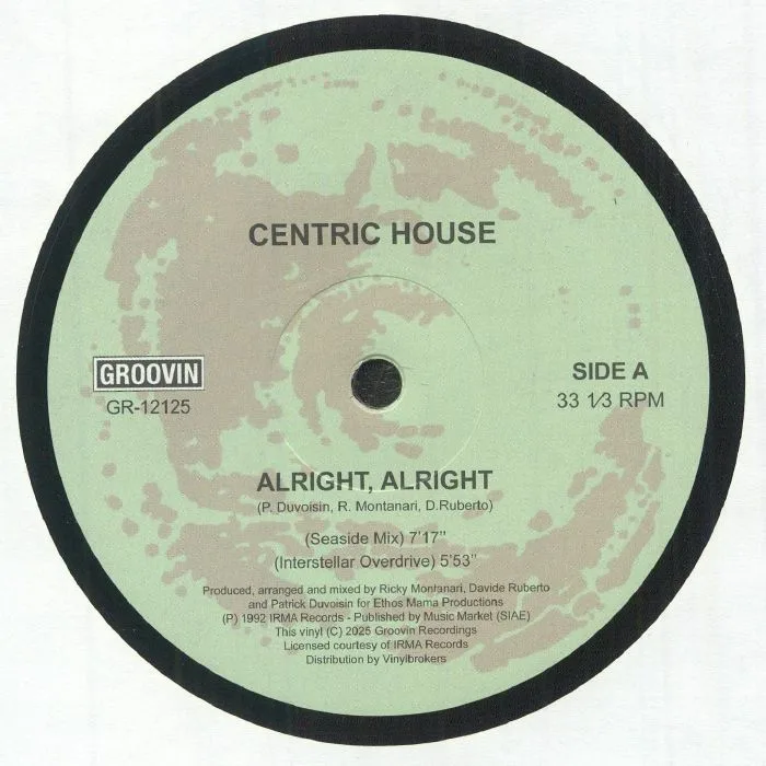 CENTRIC HOUSE — Alright, Alright