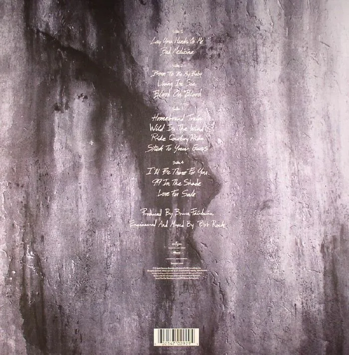 Back cover — BON JOVI — New Jersey (remastered)
