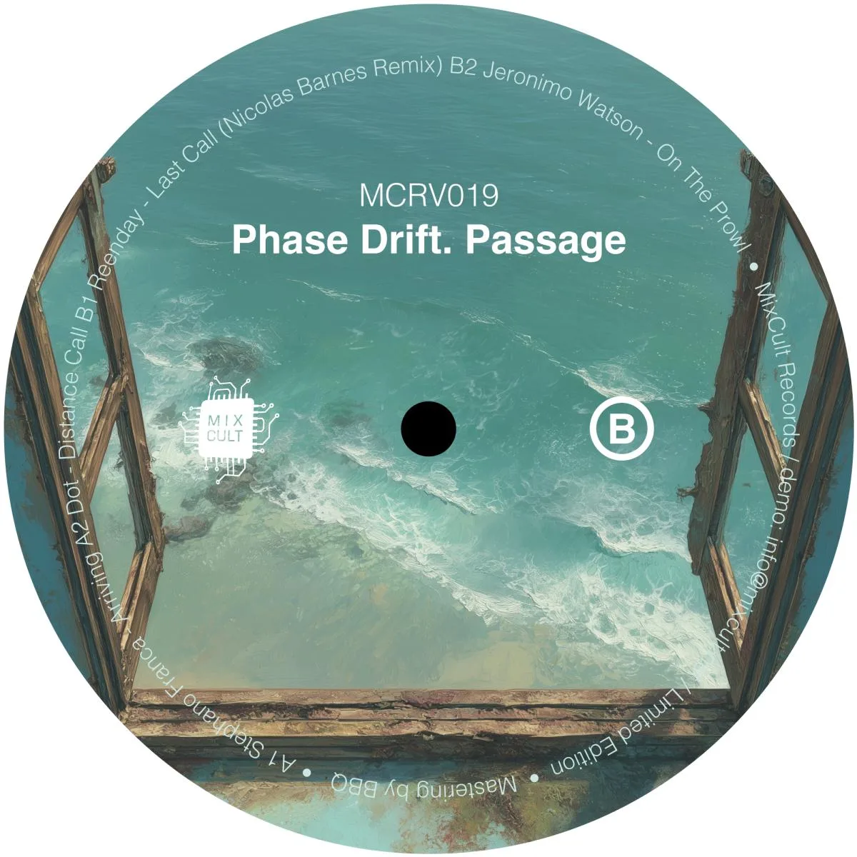 Обратная сторона обложки — Various — Phase Drift. Passage