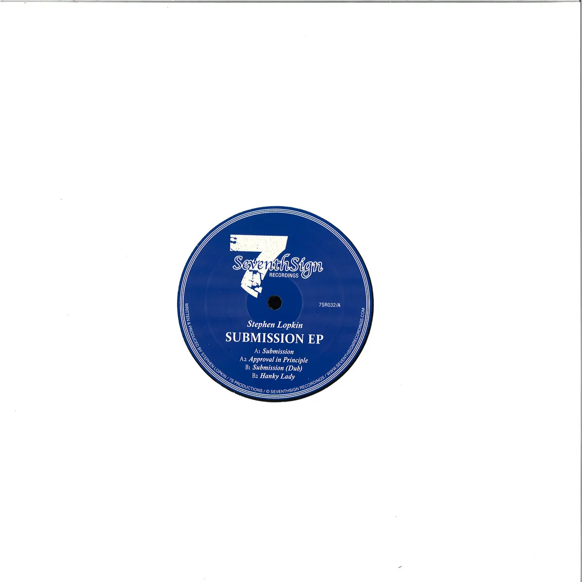 Back cover — Stephen Lopkin — Submission EP