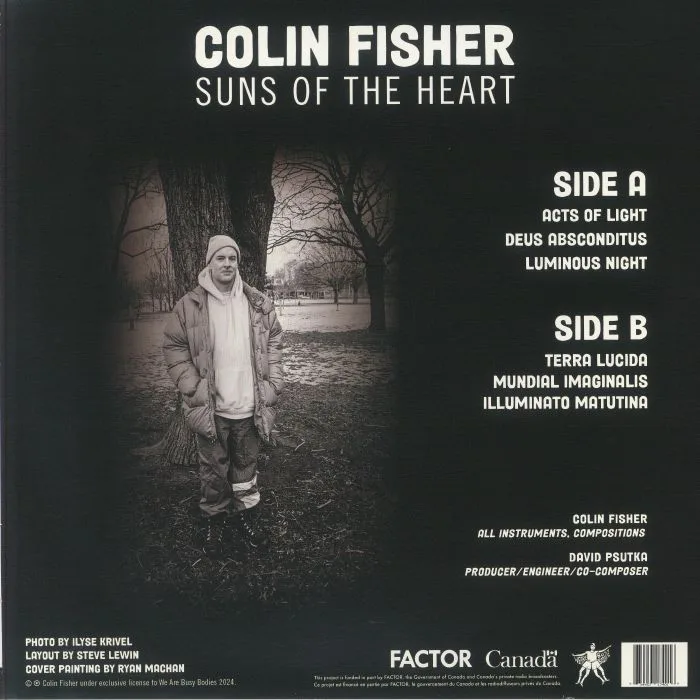 Обратная сторона обложки — Colin FISHER — Suns Of The Heart