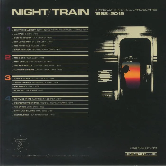 Back cover — VARIOUS — Night Train: Transcontinental Landscapes 1968-2019
