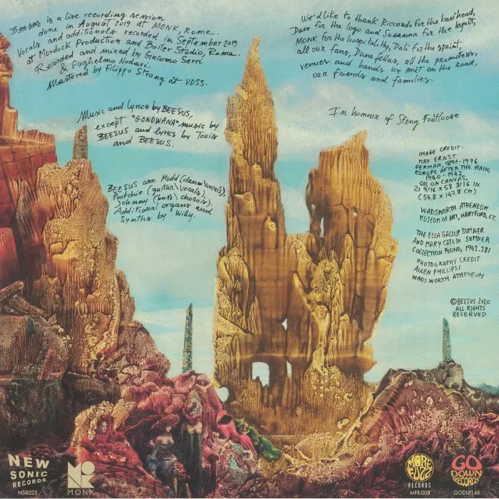 Back cover — BEESUS — 3eesus