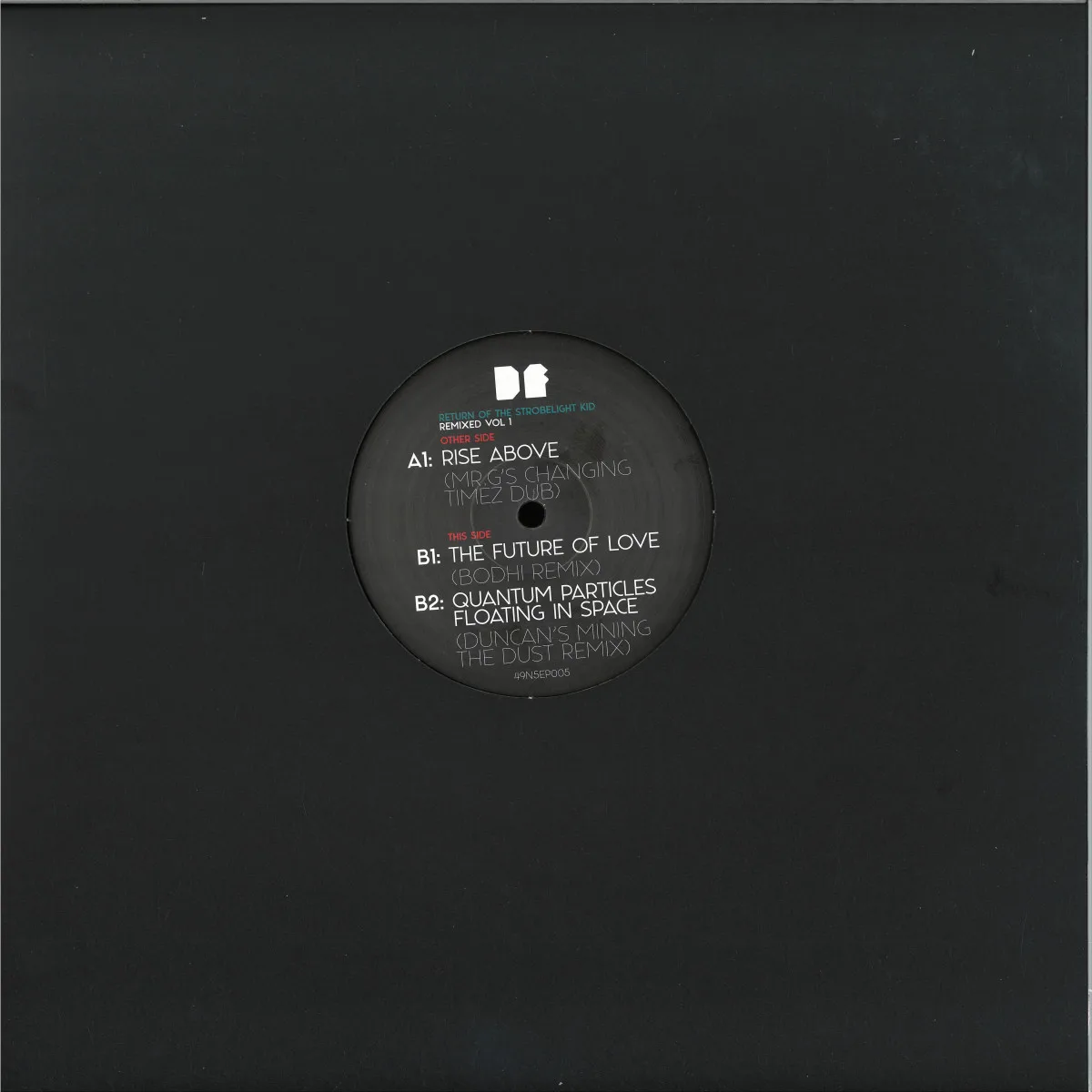 Back cover — Duncan Forbes — Return Of The Strobelight Kid - Remixes Vol 1