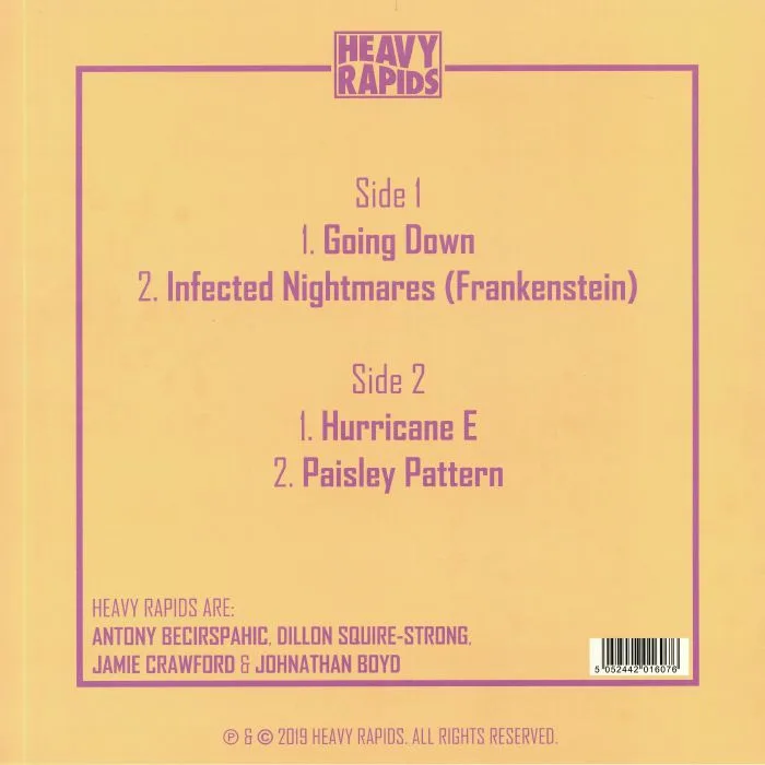 Back cover — HEAVY RAPIDS — Cash In Hand