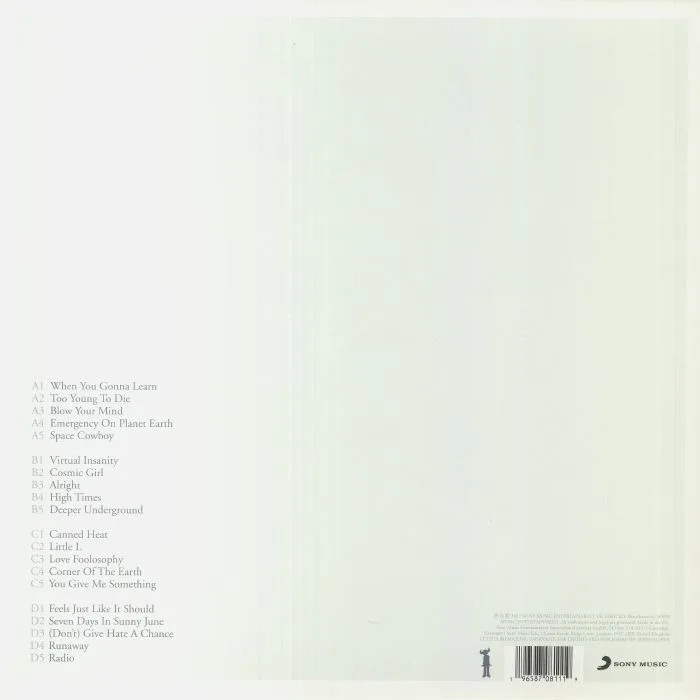 Back cover — JAMIROQUAI — High Times: The Singles (reissue)