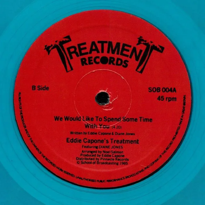 Обратная сторона обложки — EDDIE CAPONE'S TREATMENT feat DIANE JONES — I Won't Give You Up (reissue)