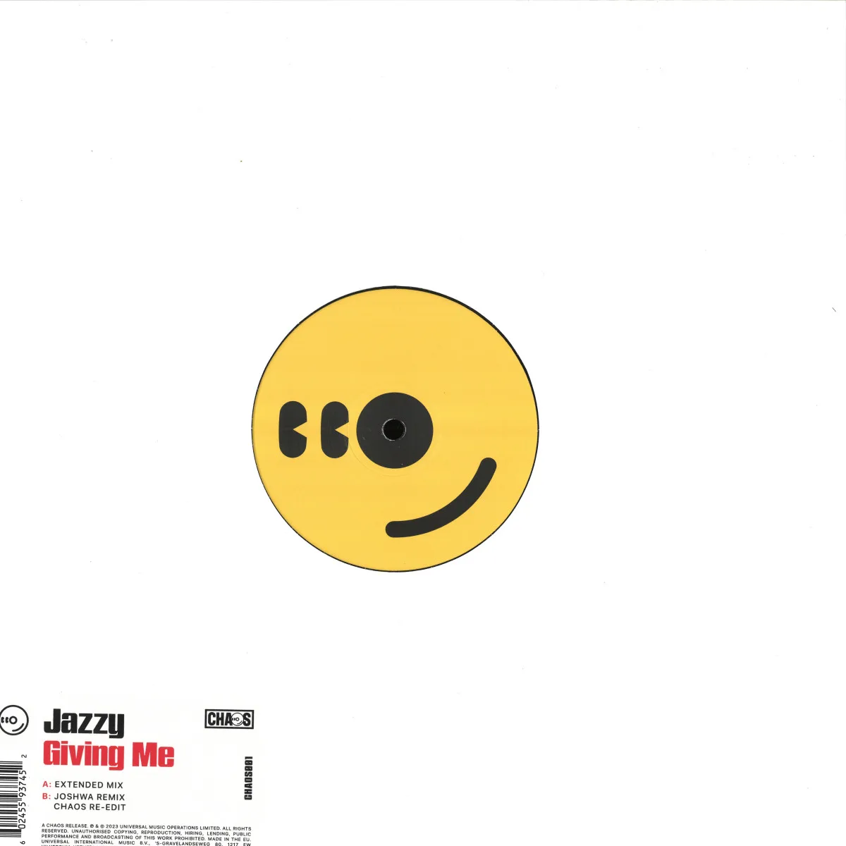 Front cover — Jazzy — Giving Me