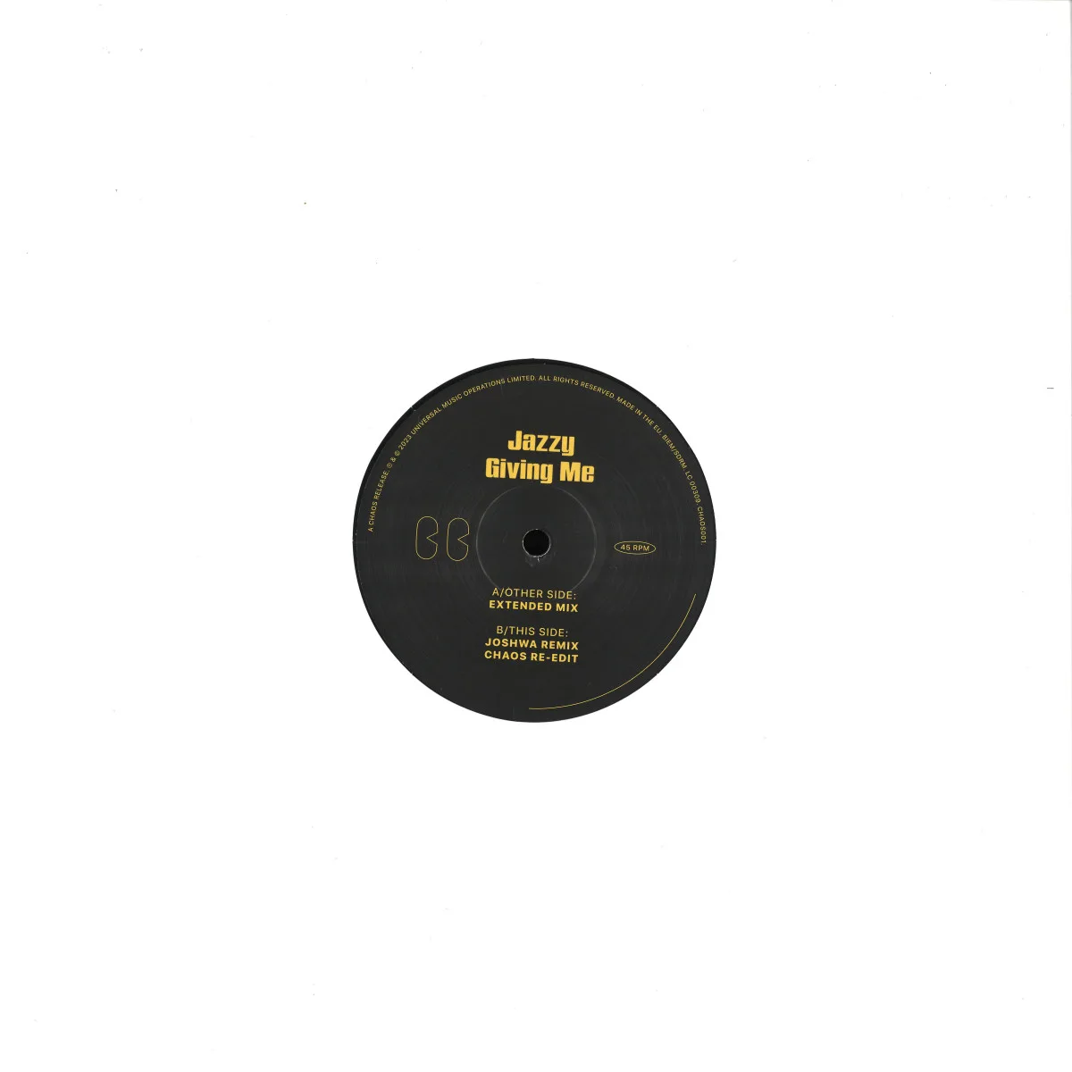 Back cover — Jazzy — Giving Me