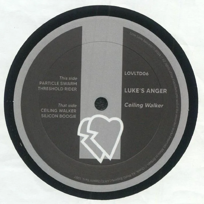 Лицевая сторона обложки — LUKE'S ANGER — Ceiling Walker