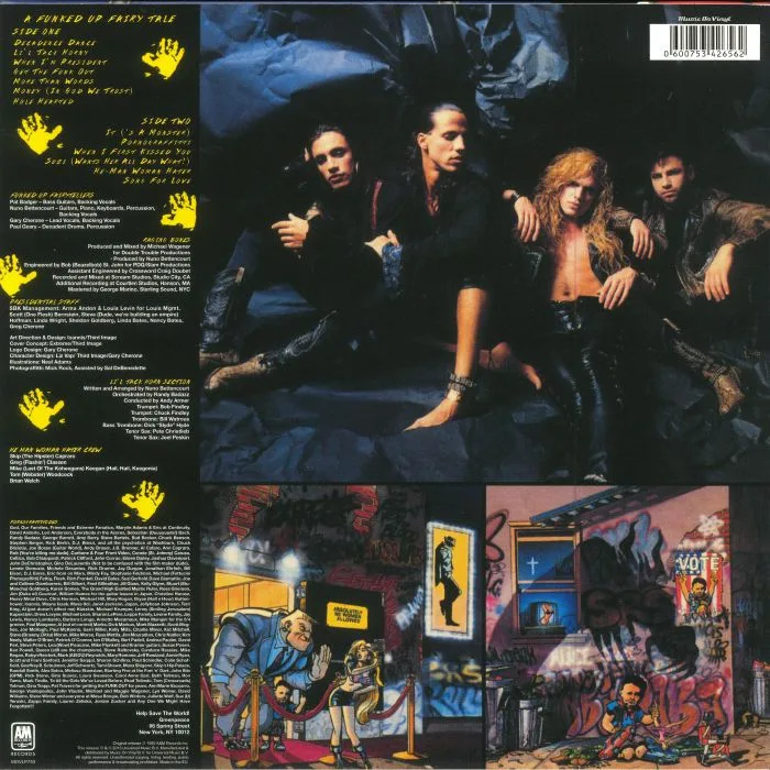 Обратная сторона обложки — EXTREME — Pornograffitti (reissue)