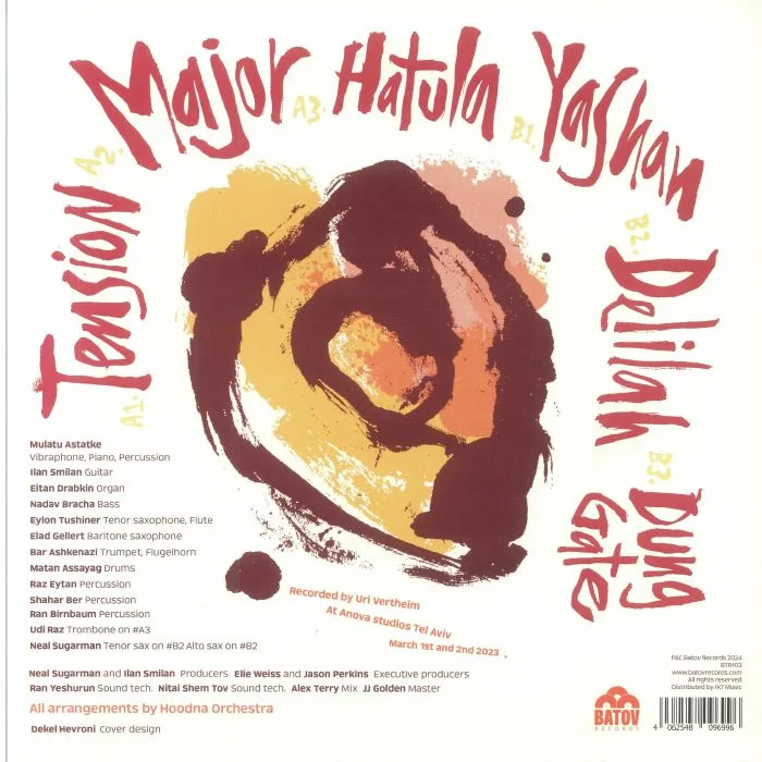 Back cover — Mulatu ASTATKE / HOODNA ORCHESTRA — Tension