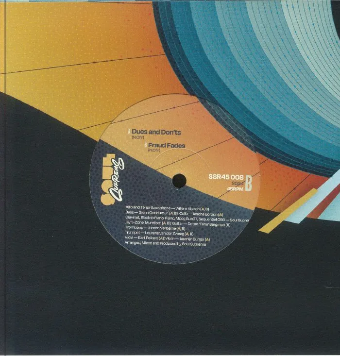 Back cover — SOUL SUPREME — Dues & Don'ts