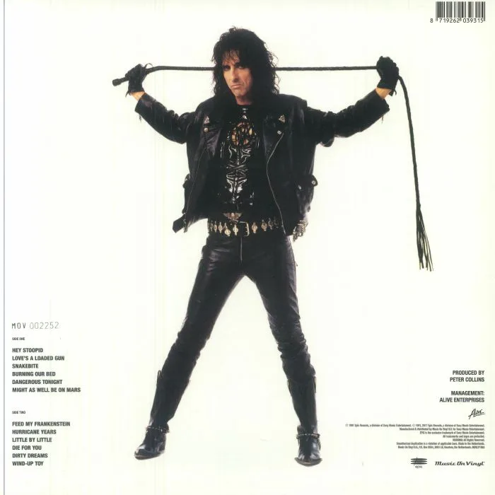 Обратная сторона обложки — Alice COOPER — Hey Stoopid (reissue)