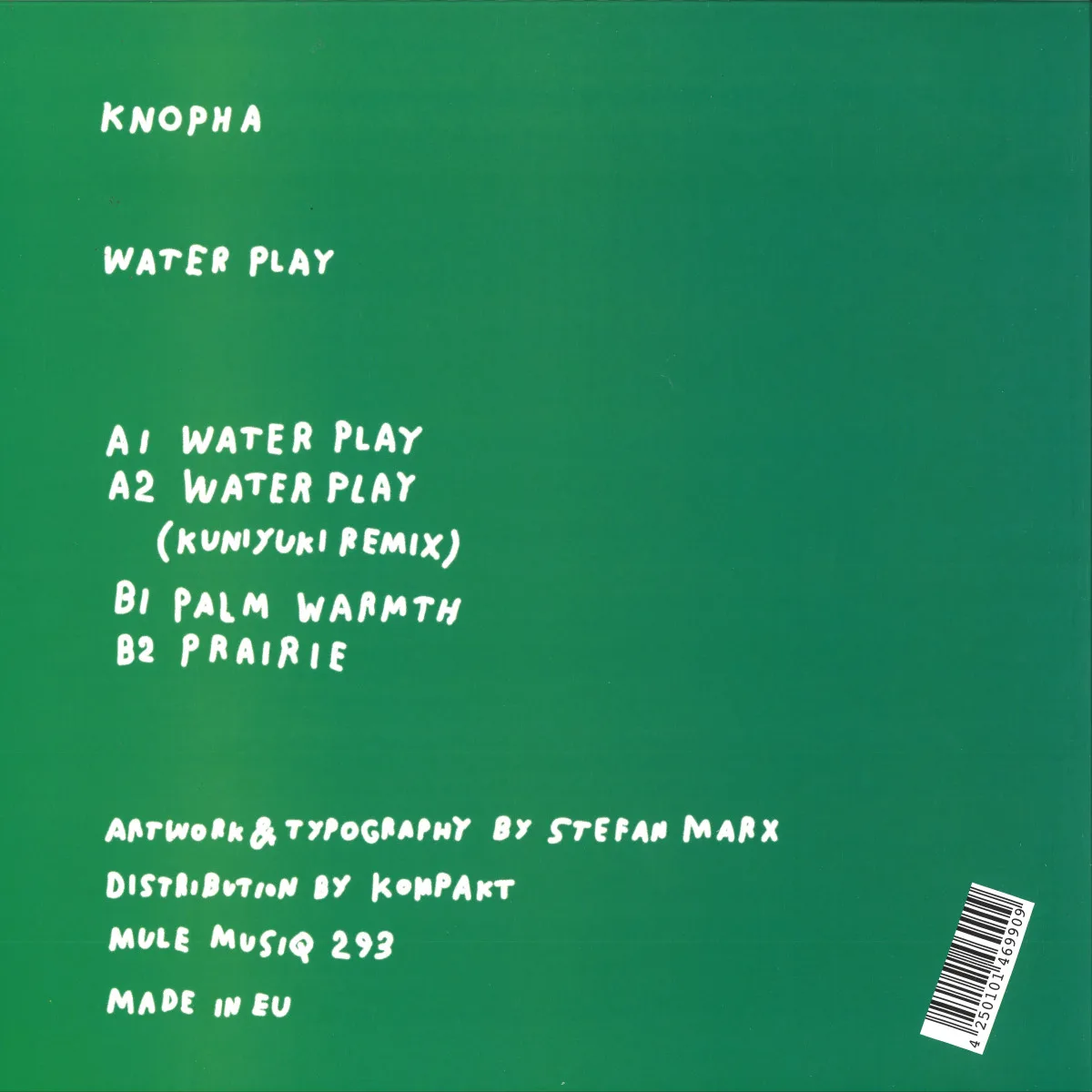 Обратная сторона обложки — Knopha — Water Play