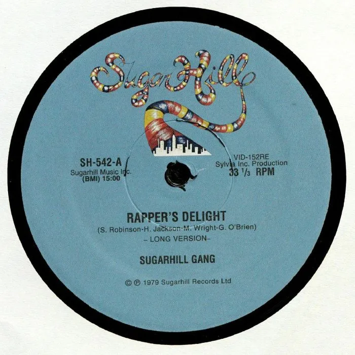 Лицевая сторона обложки — SUGARHILL GANG — Rappers Delight