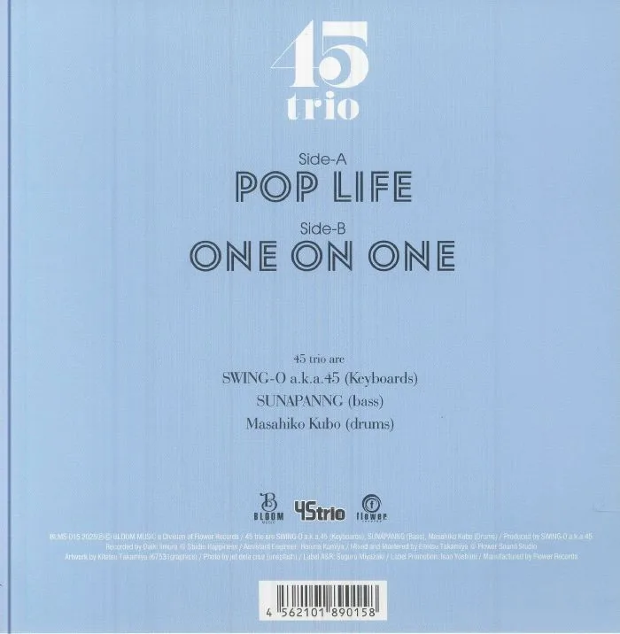 Обратная сторона обложки — 45 TRIO — Pop Life
