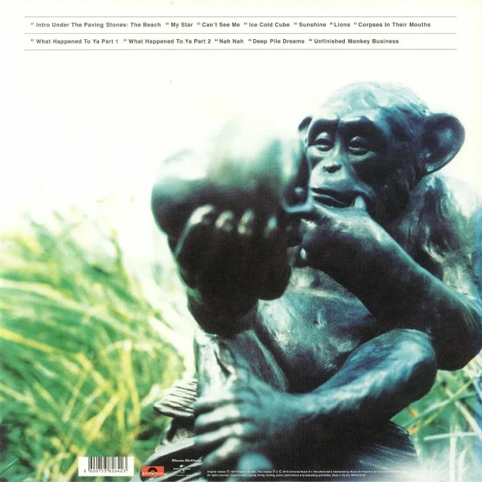 Back cover — Ian BROWN — Unfinished Monkey Business (reissue)