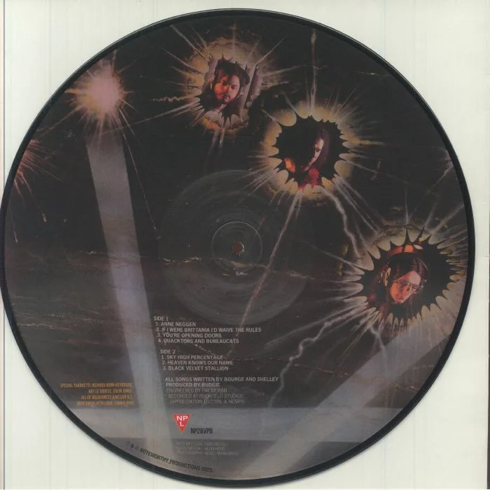 Back cover — BUDGIE — If I Were Britannia I'd Waive The Rules
