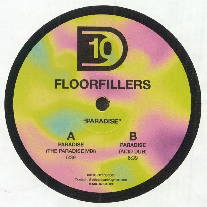 Лицевая сторона обложки — FLOORFILLERS — Paradise
