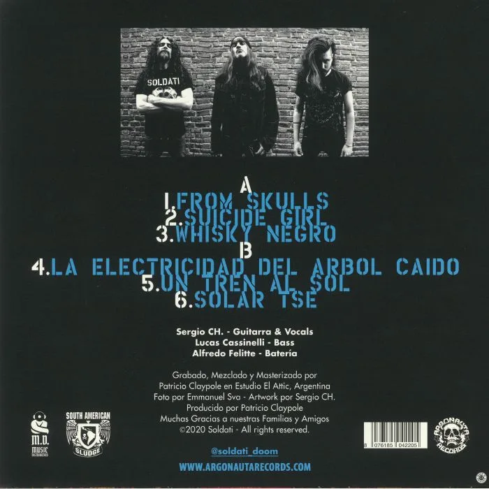 Back cover — SOLDATI — Doom Nacional