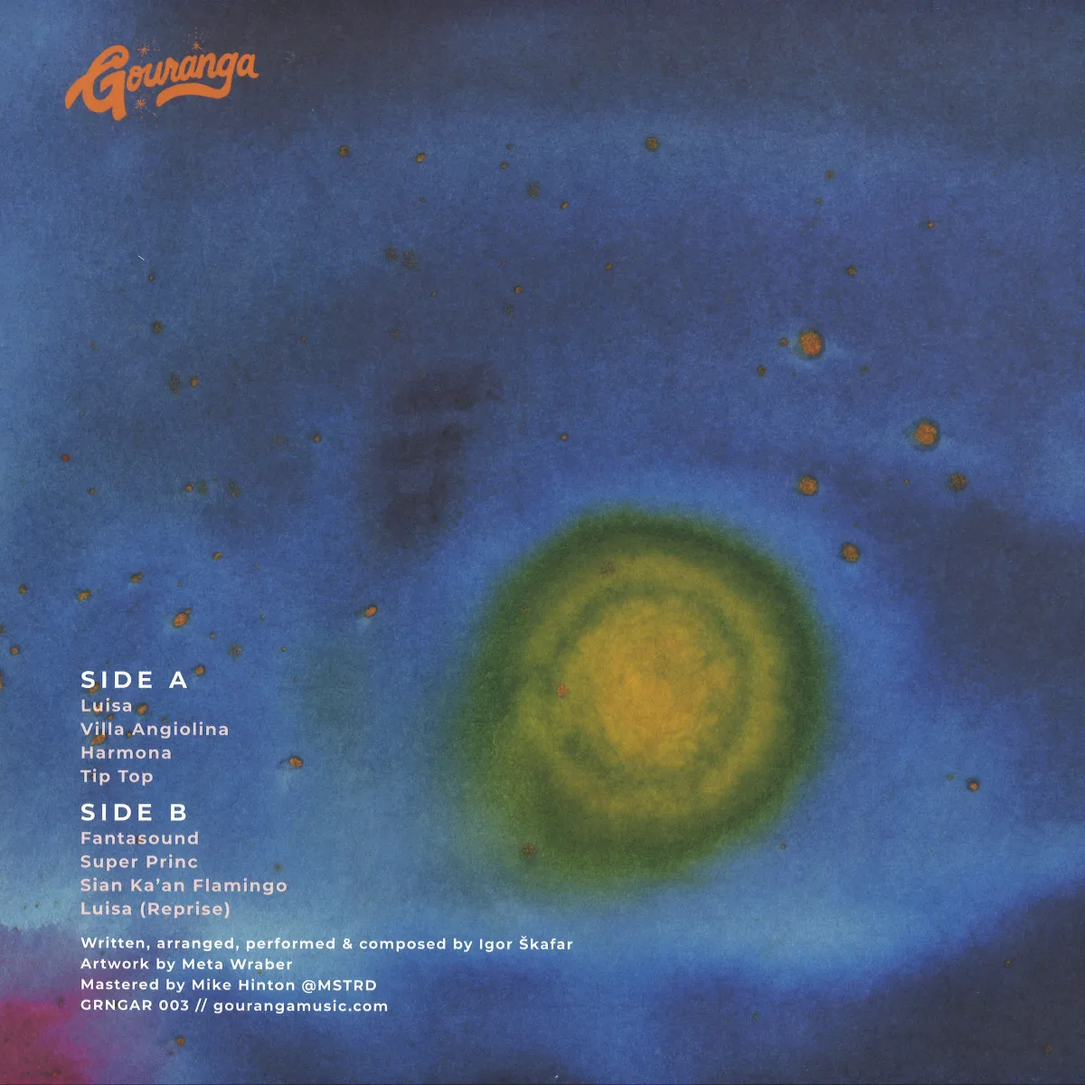 Back cover — Ichisan — Fantasound LP