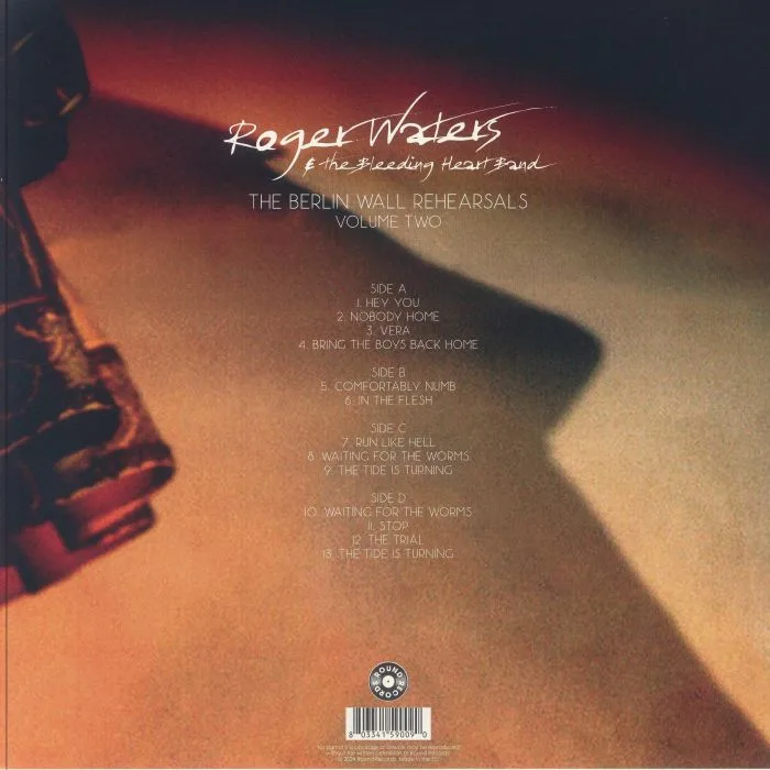 Back cover — Roger WATERS / THE BLEEDING HEART BAND — The Berlin Wall Rehearsals Vol 2