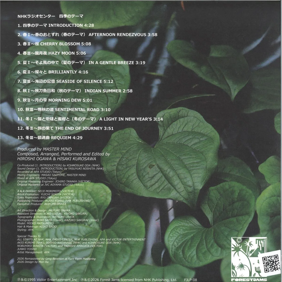 Back cover — MASTER MIND — ODYSSEY (2x12")