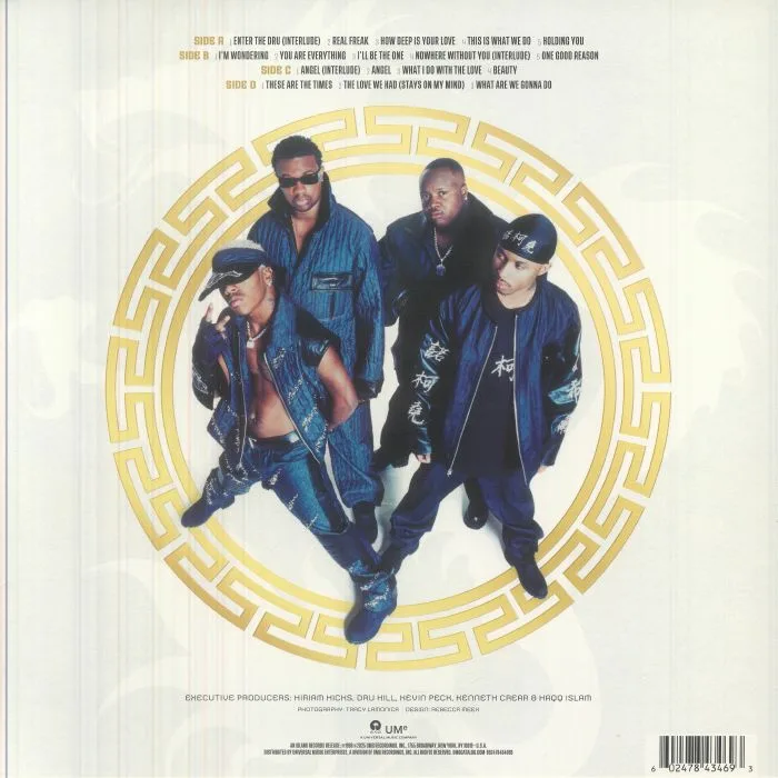 Обратная сторона обложки — DRU HILL — Enter The Dru (reissue)
