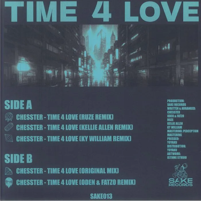 Обратная сторона обложки — CHESSTER — Time 4 Love remixes