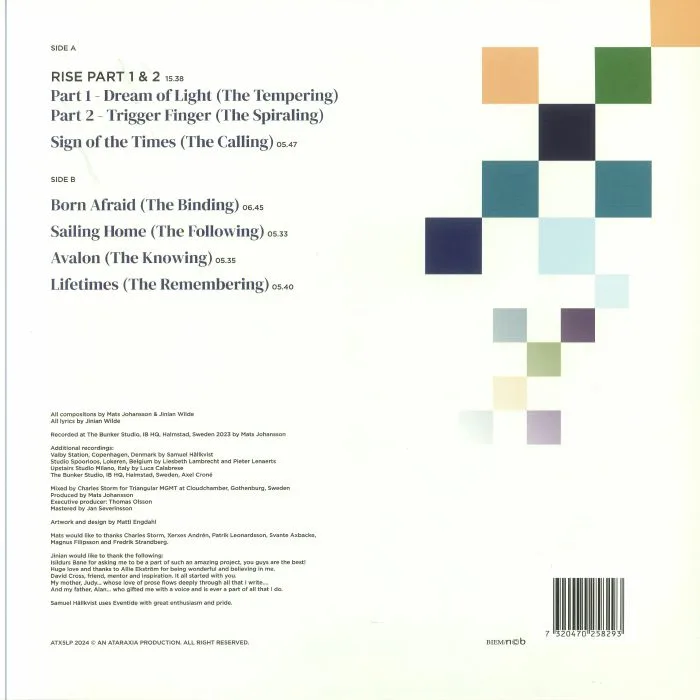 Back cover — Isildurs BANE / JINIAN WILDE — The Pearl Of Ever Changing Shell