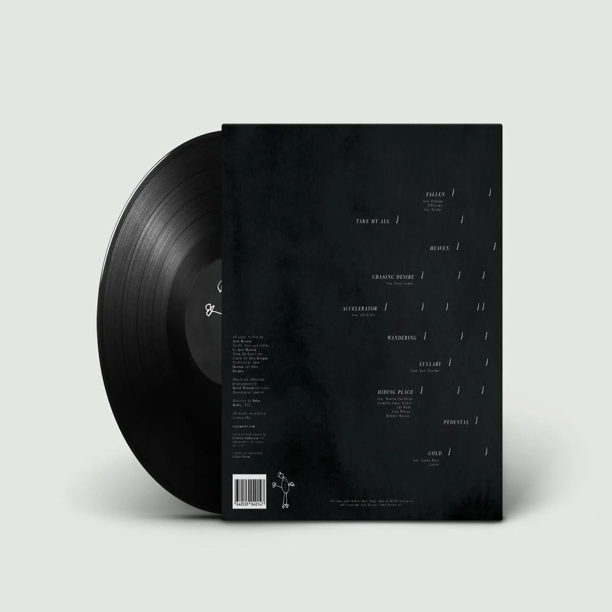 Back cover — Esya — Chasing Desire LP