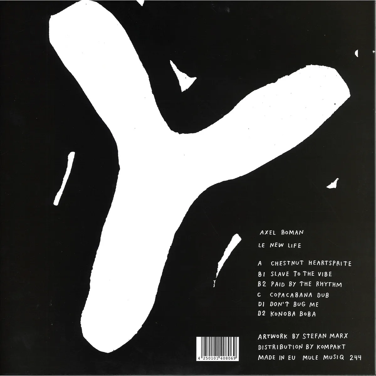 Back cover — Axel Boman — Le New Life