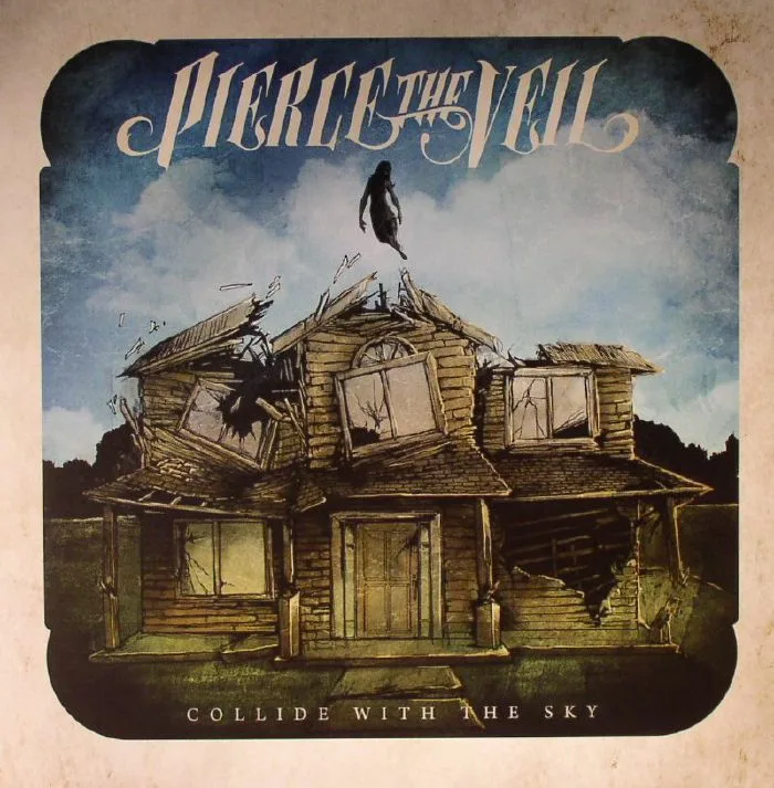 Лицевая сторона обложки — PIERCE THE VEIL — Collide With The Sky