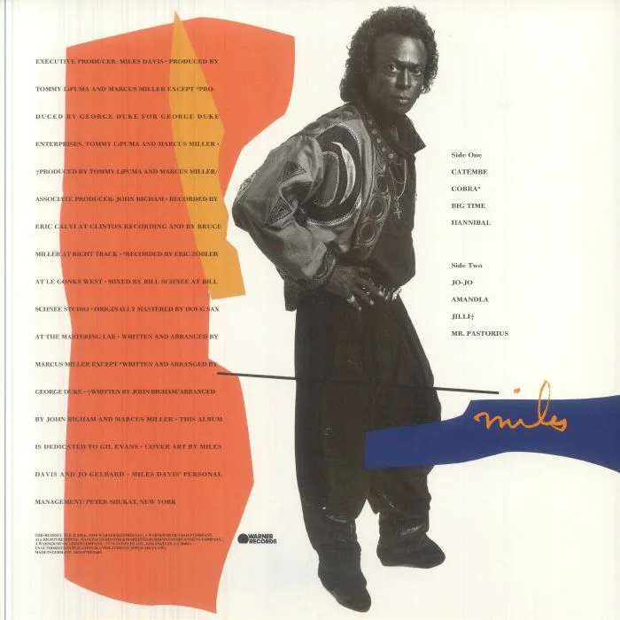 Back cover — Miles DAVIS — Amandla (reissue)