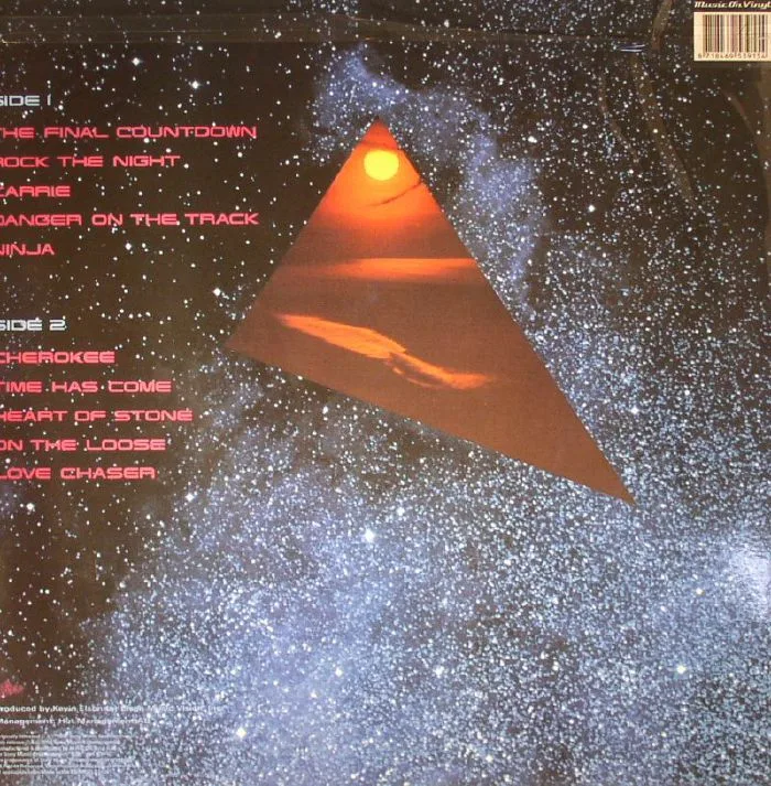 Обратная сторона обложки — EUROPE — The Final Countdown