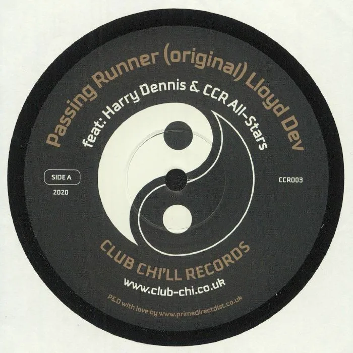 Front cover — Lloyd DEV feat HARRY DENNIS / CCR ALL STARS — Passing Runner