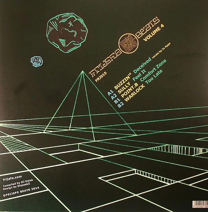 Back cover — BUZZIN10 / SULLY / POINT B / WARLOCK — Frijsfo Beats Volume 4