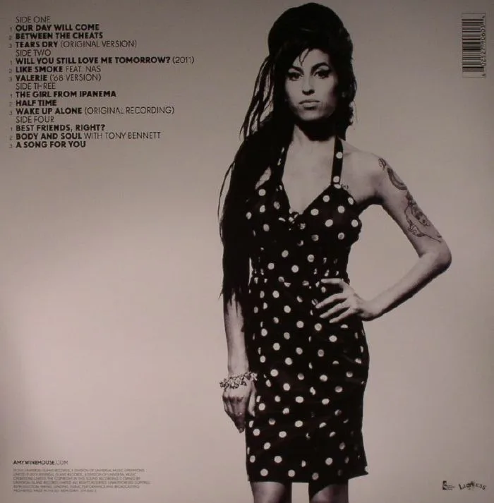 Обратная сторона обложки — Amy WINEHOUSE — Lioness: Hidden Treasures