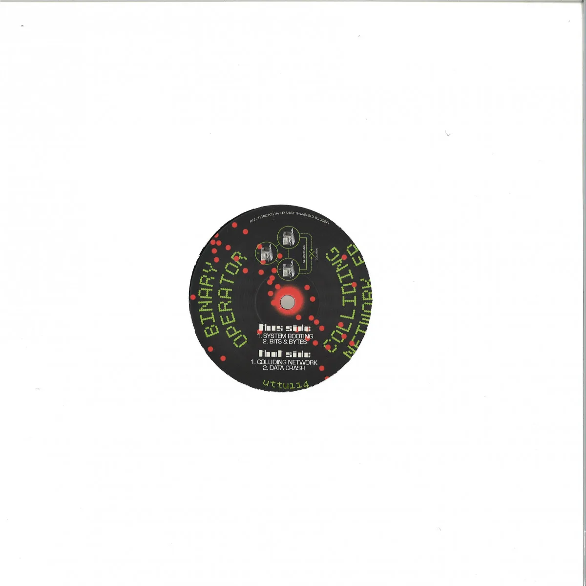 Обратная сторона обложки — Binary Operator — Colliding Network EP